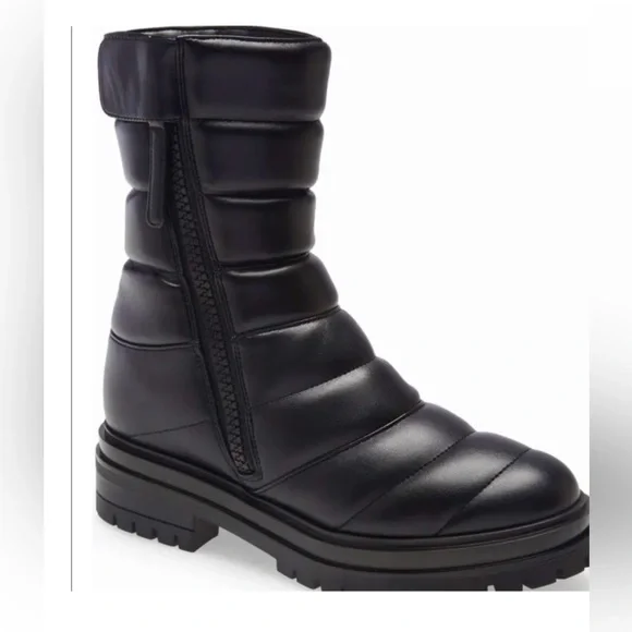 Gianvito Rossi Quilted combat boots - Picture 1 of 7